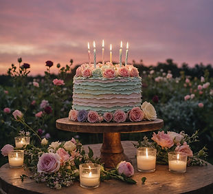 Birthday Cake with Candles