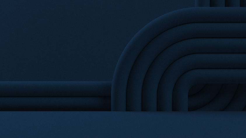 Abstract Blue Shapes