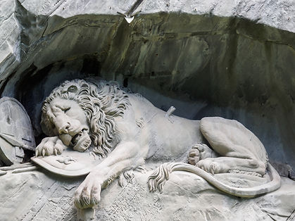 Lion sculpture