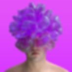 Surreal Face with Bubble