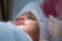 A woman getting filler injection