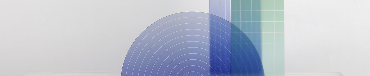 Abstrakte geometrische Skulptur