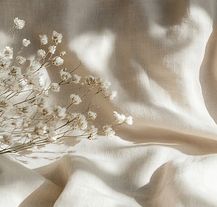 Flowers on Fabric