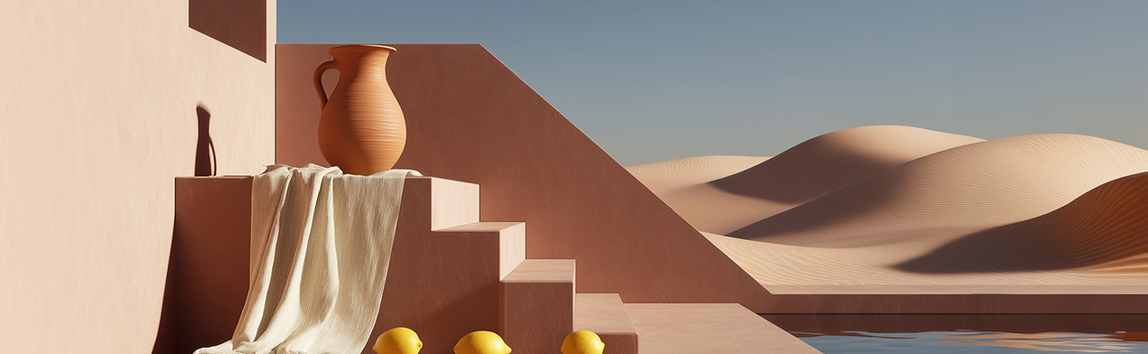 Minimalist Desert Scene