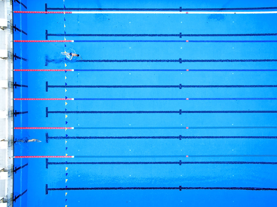 Aerial View of a Pool