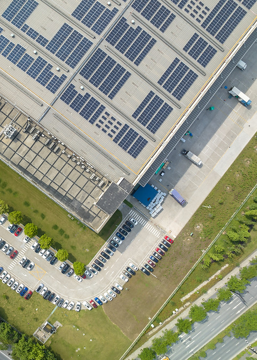 Solar-Powered Building