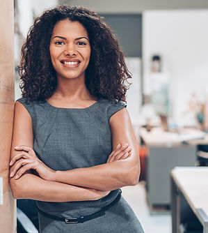 Femme professionnelle confiante