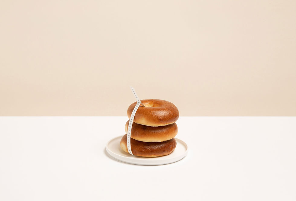 Bagels mit Schleife