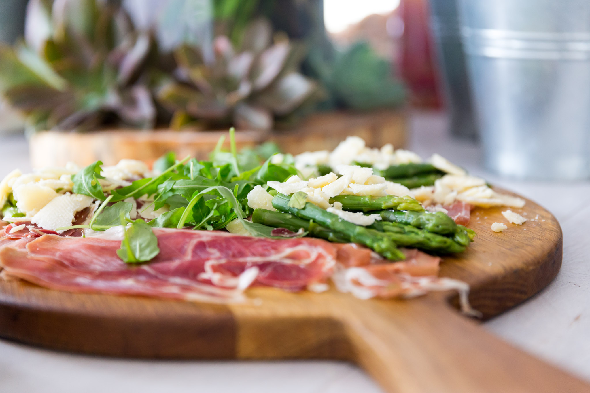 Arranged Food and Objects