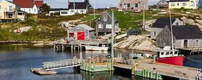 Quaint Harbor Scene