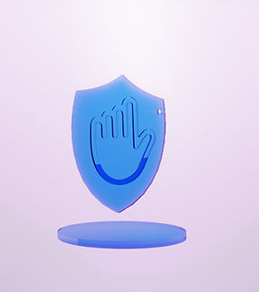 Icône du bouclier bleu