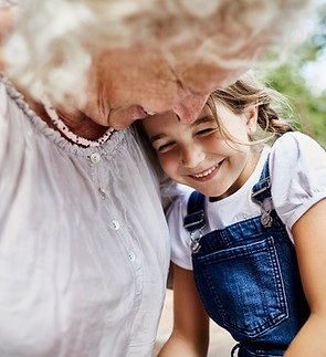 Grand-mère et petite-fille