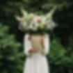 Woman Holding Flowers