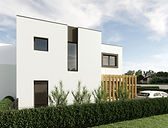 Modernes minimalistisches Haus