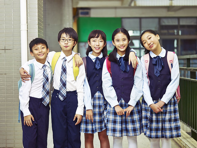 Children in School Uniform