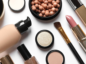 Different makeup products