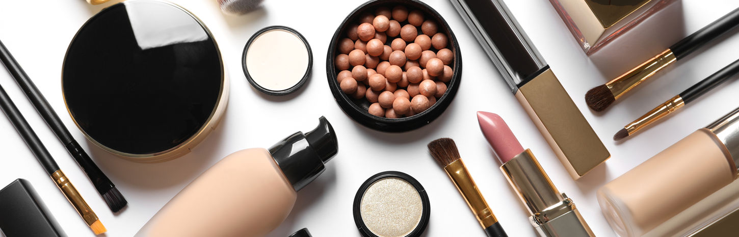 Different makeup products