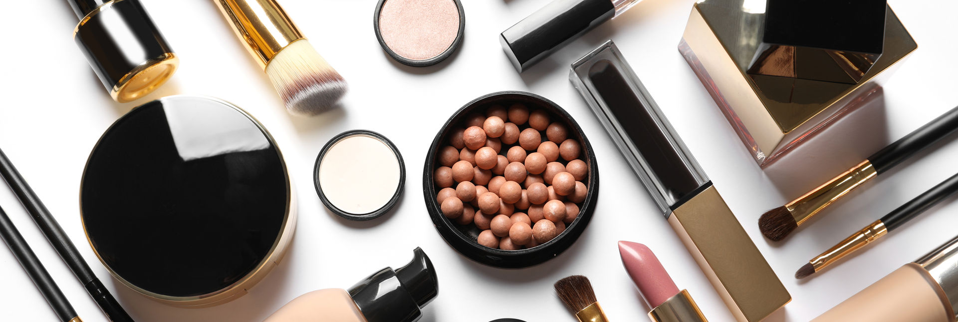 Different makeup products