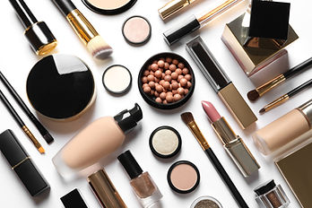 Different makeup products