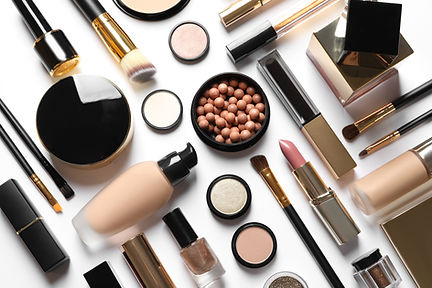 Different makeup products