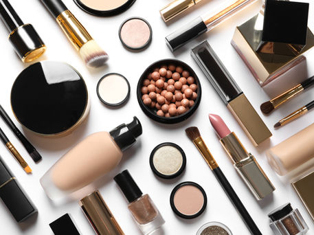 Different makeup products