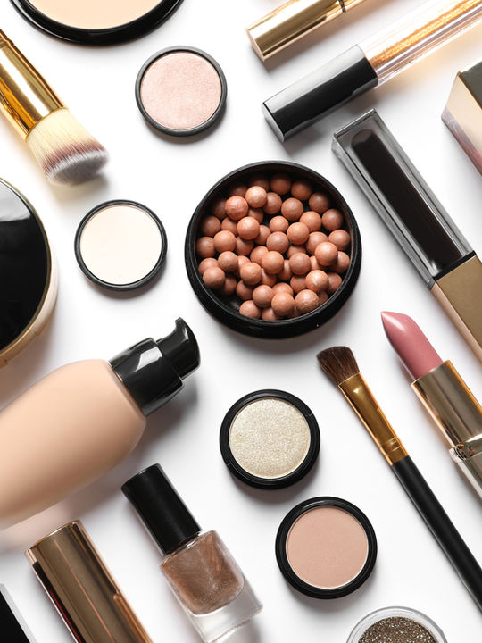 Different makeup products