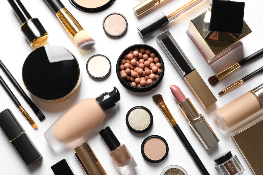 Different makeup products