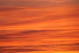 Orange Sunset Sky