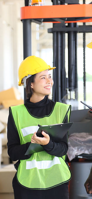 Workers with Safety Vests