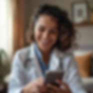 Smiling female doctor