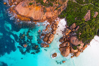 Aerial View of Coast