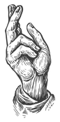 Crossed Fingers Illustration