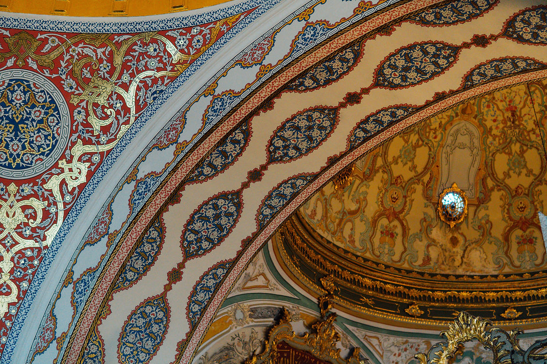 Plafond orné du palais de Topkapı