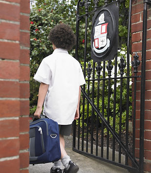 Entering School Gate