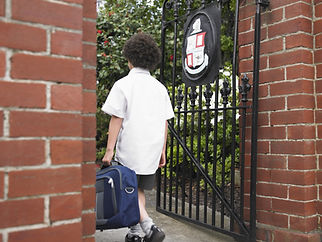 Entering School Gate