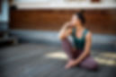 Relaxed woman