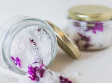 Glass Jars with Salts