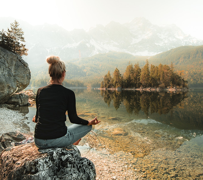 Méditer dans la nature