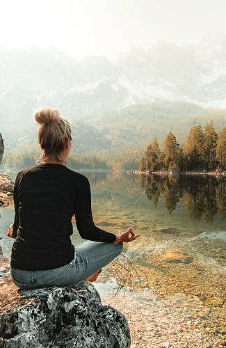 Meditating in Nature
