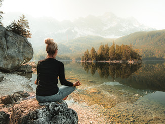 Meditating in Nature