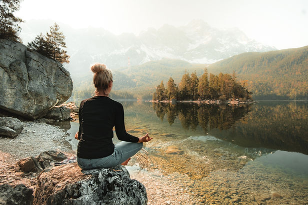 Meditating in Nature