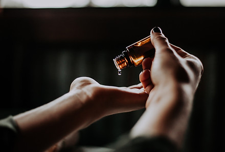 Hand Oil Drop