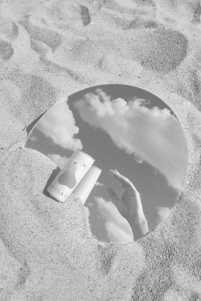 Reflection on Round Mirror 