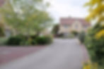 Driveway and Houses on a Typical English Residential Estate