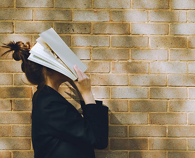 Woman Holding a Book
