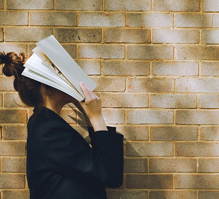 Woman Holding a Book