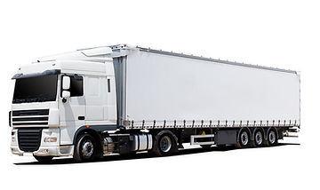White Transporter For Branding Isolated On White