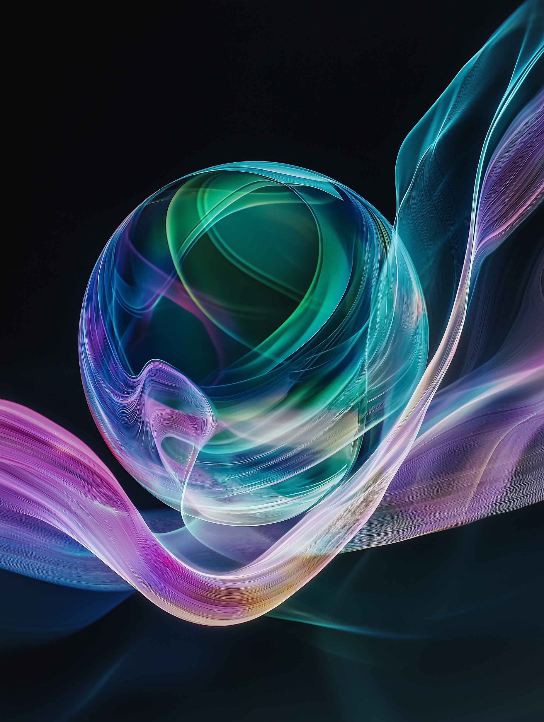 Abstract Colorful Sphere