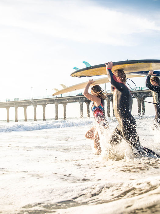 surfing lessons holiday