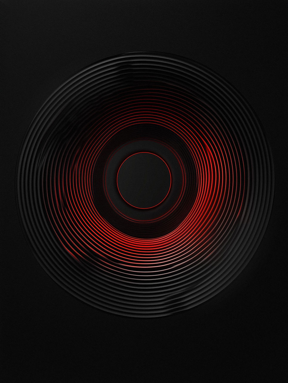 Rood cirkelvormig patroon